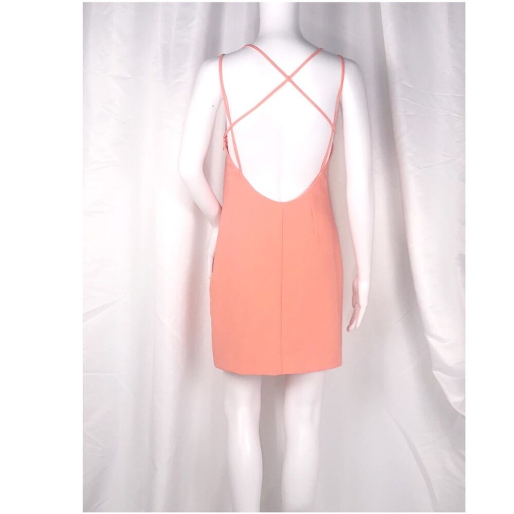 French Connection Coral Backless Strappy Slip Dress Size 10 - Picture 4 of 16